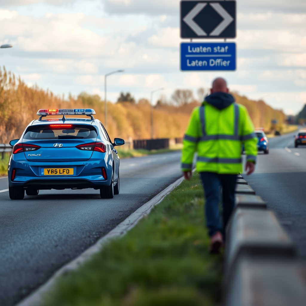 Police make learner driver walk home after M6 stop near Coventry
